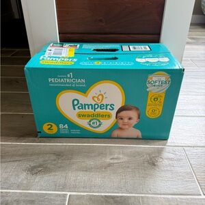 Swaddlers Diapers - Size 2, 84 Count, Teal